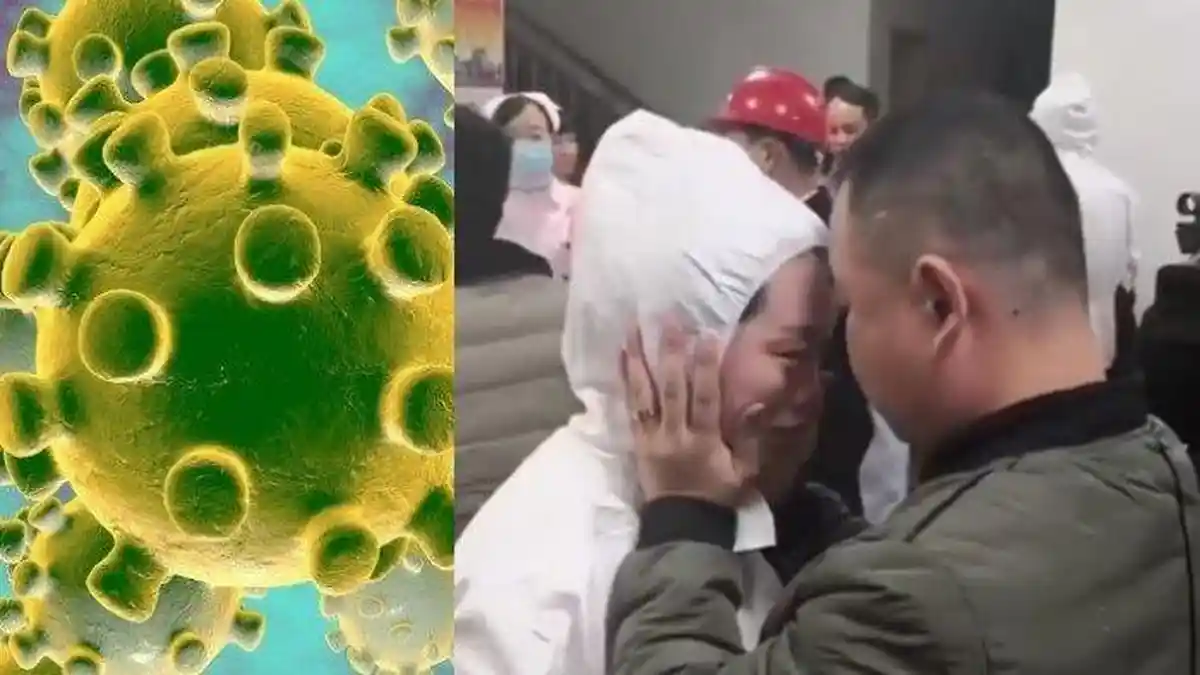'Aku Mencintaimu!' Suami Menangis Lepas Istri ke Wuhan, Jadi Perawat Relawan Virus Corona
