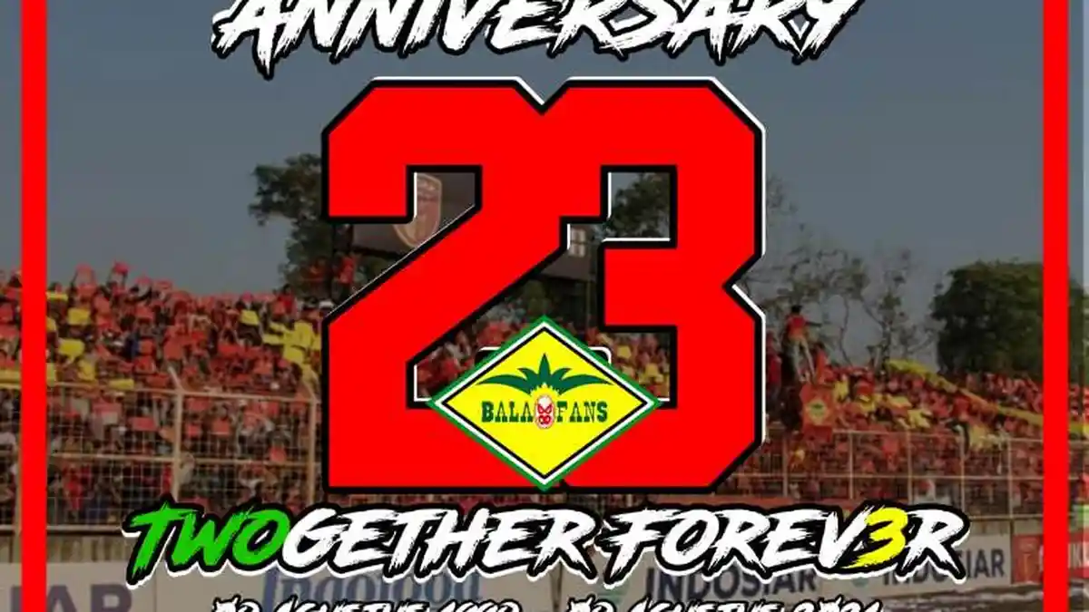 Balafans Ultah Ke-23, Ini Harapan Suporter Badak Lampung FC