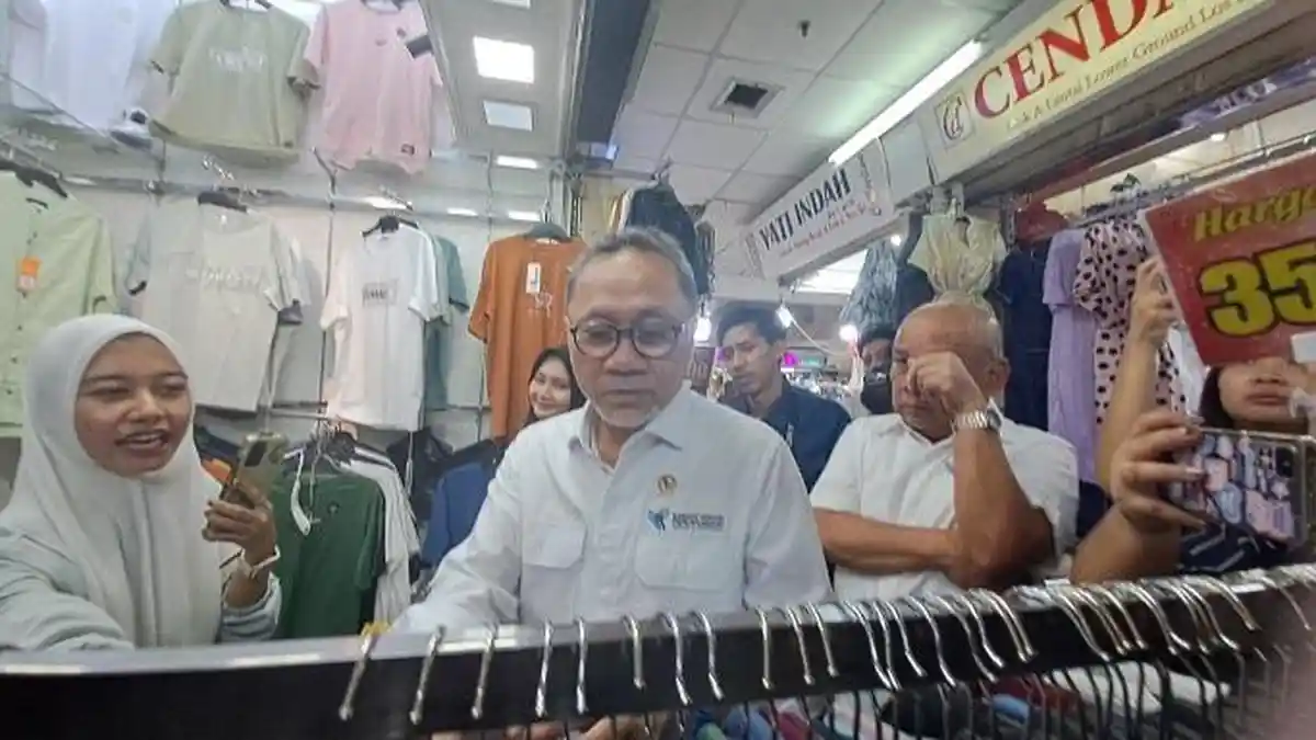 Pedagang Tanah Abang Minta e-Commers Ditutup, Mendag Zulhas: Lah, Justru Ini Peluang