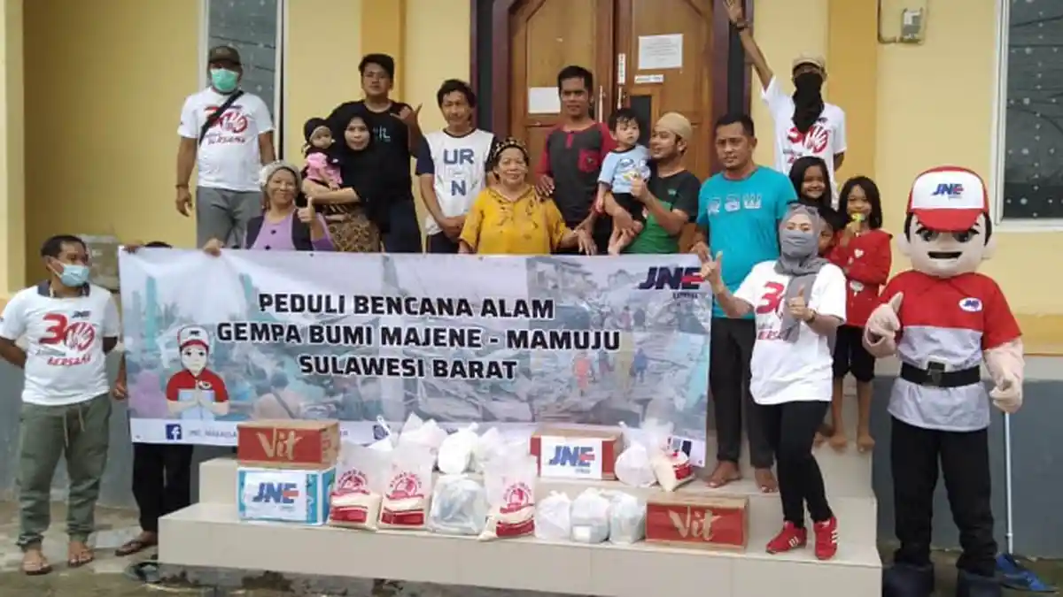 JNE Peduli Bencana, Gratis Biaya Pengiriman Bantuan