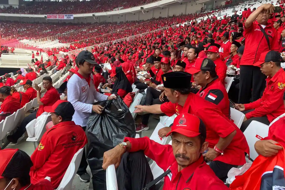 Komunitas Juang PDIP Sigap Distribusikan 100 Ribu Makanan Secara Serentak di Puncak Acara BBK 2023