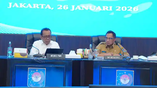 Kasatgas Tito Pimpin Rakor Pembahasan Bantuan Rumah dan Bansos Pascabencana  - TribunNews.com