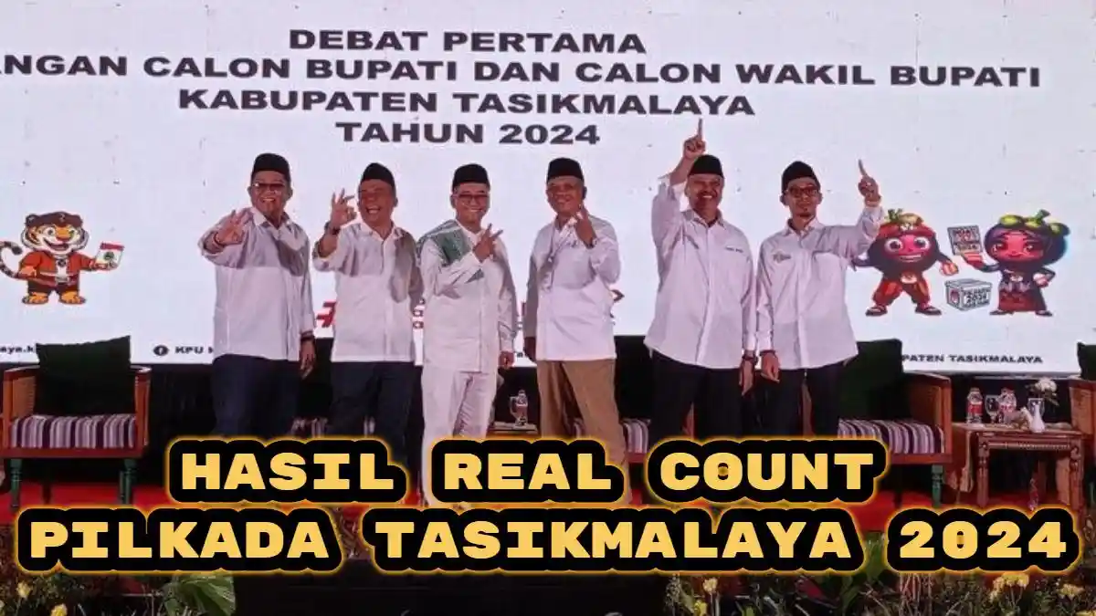 Hasil Real Count Pilkada Tasikmalaya 2024, Ade-Miftahul Kalahkan Cecep-Asep & Irwan-Dede, Cek Suara