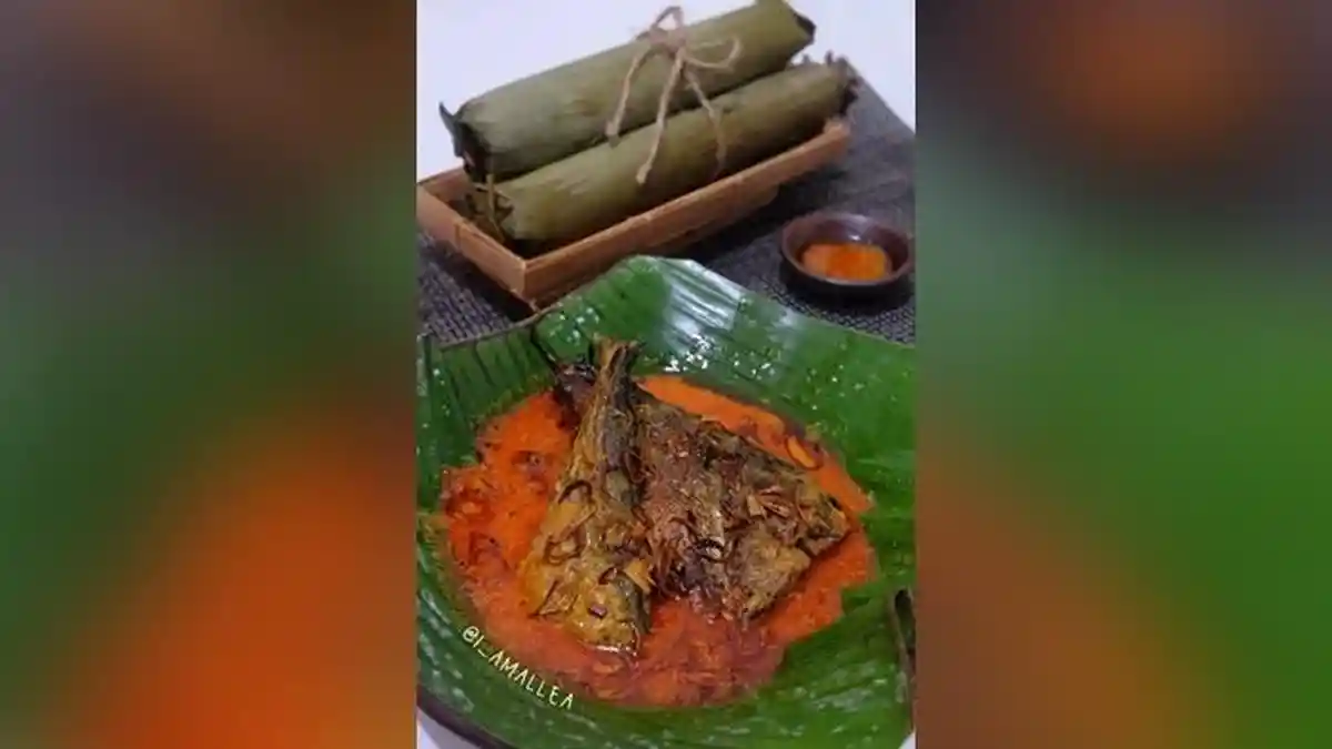 Ikan Asap Masak Belamak Banjar, Hidangan Menggiurkan Saat Rayakan Idul ...