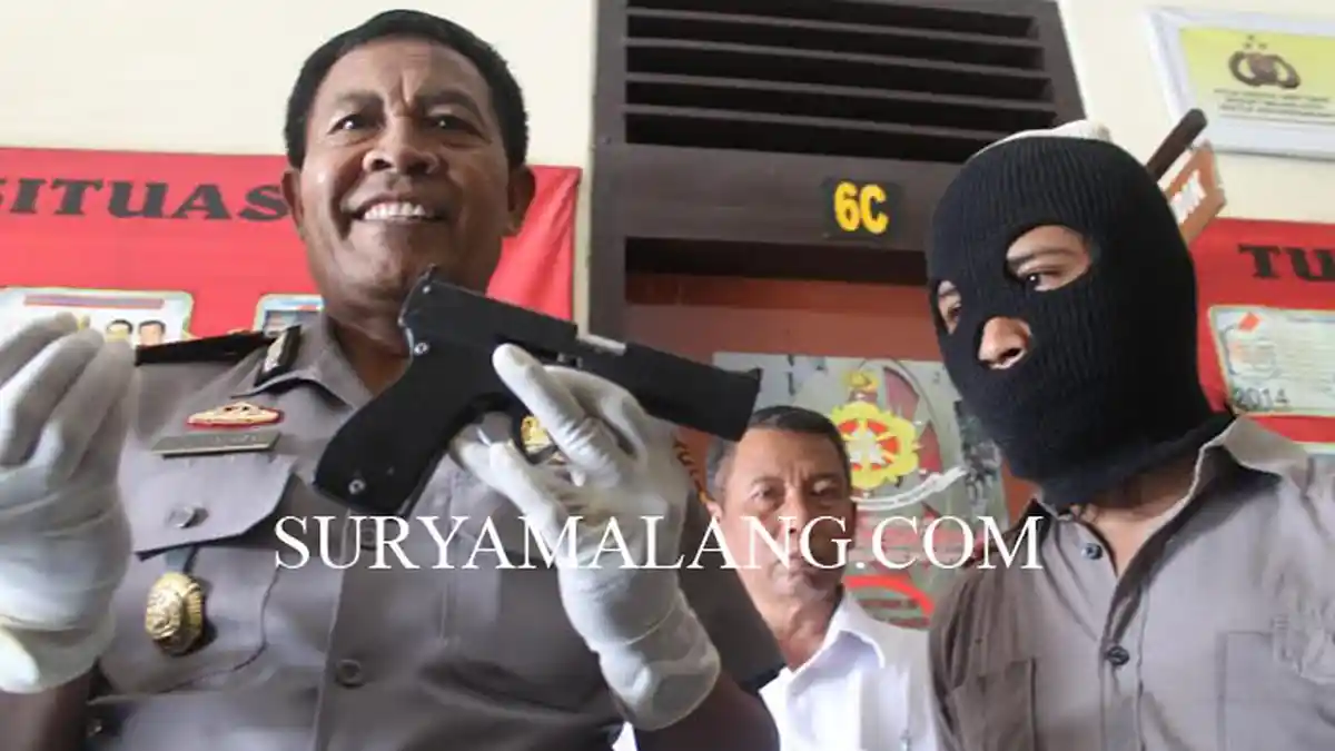 Doorrr! Letusan Pistol Penjual Bakso Bikin Takut Warga Malang