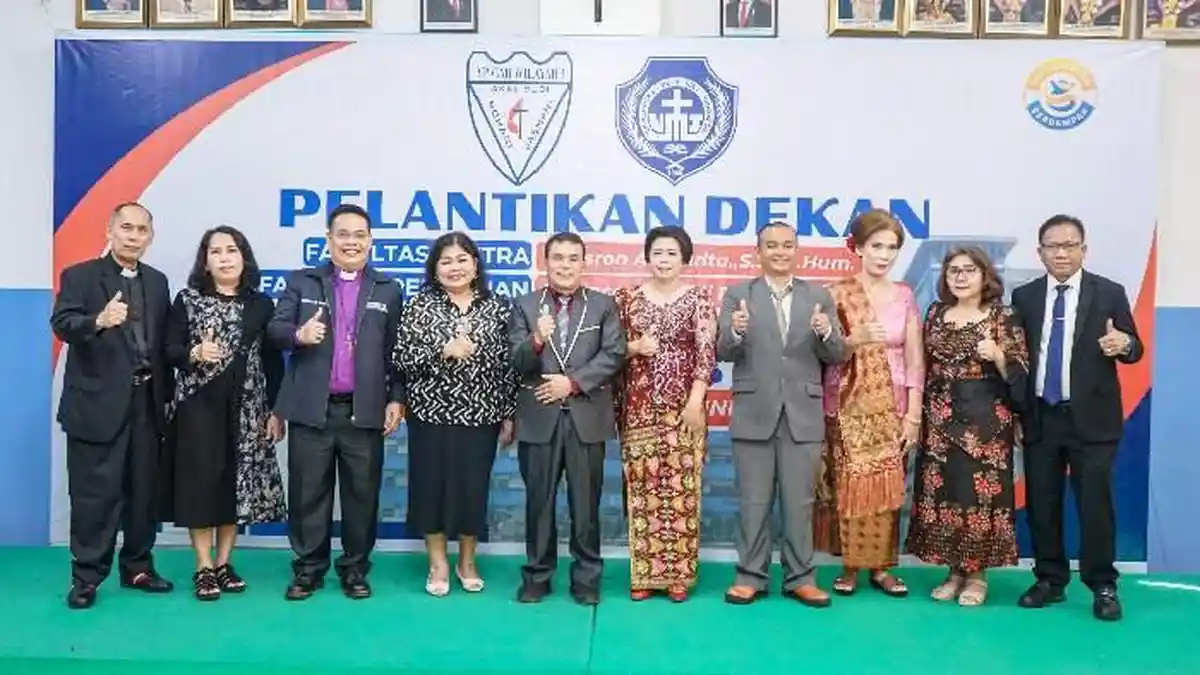 YPGMI Wilayah 1 Lantik Dua Dekan Baru Universitas Methodist Indonesia Periode 2025–2029