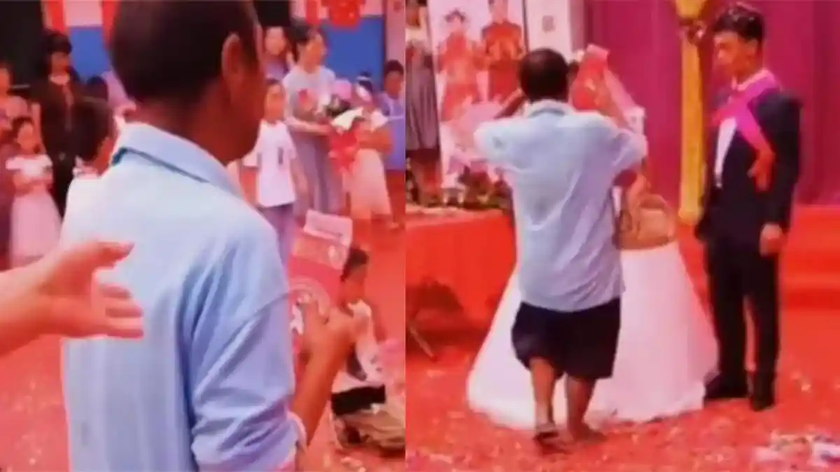 Pria Berkaos dan Sandal Jepit Datangi Pernikahan, Ternyata Ayah Pengantin Wanita, Kisah Haru Terkuak