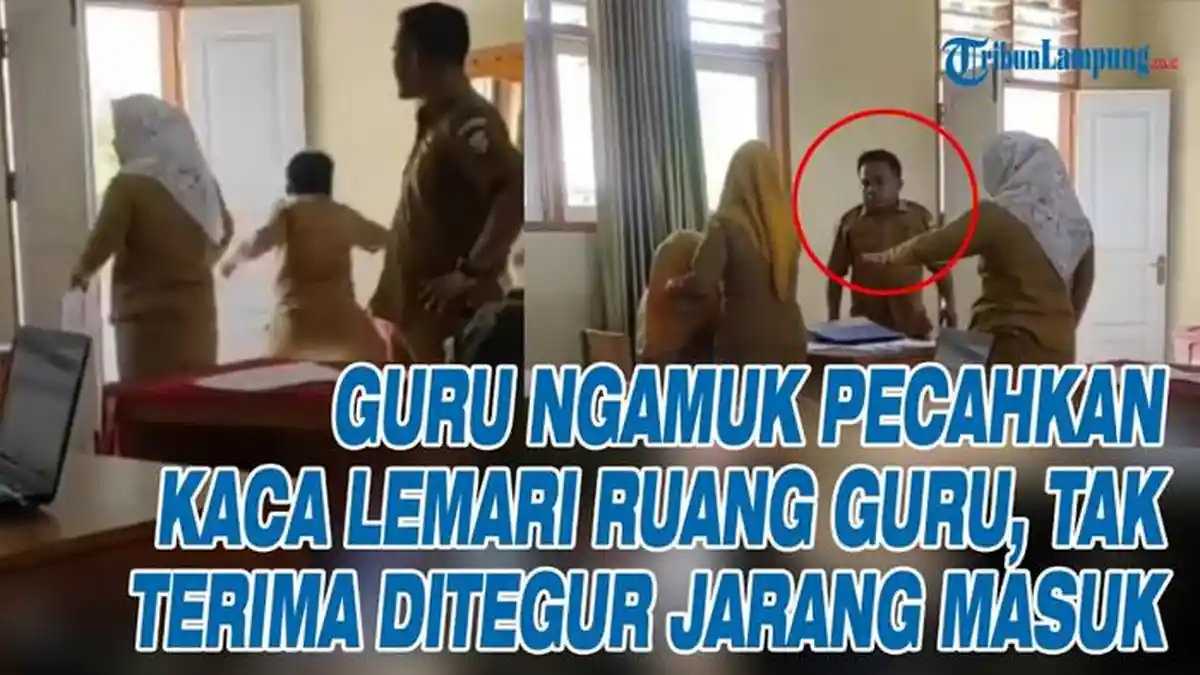 Video Viral Pak Guru Ngamuk Tak Terima Ditegur Jarang Masuk