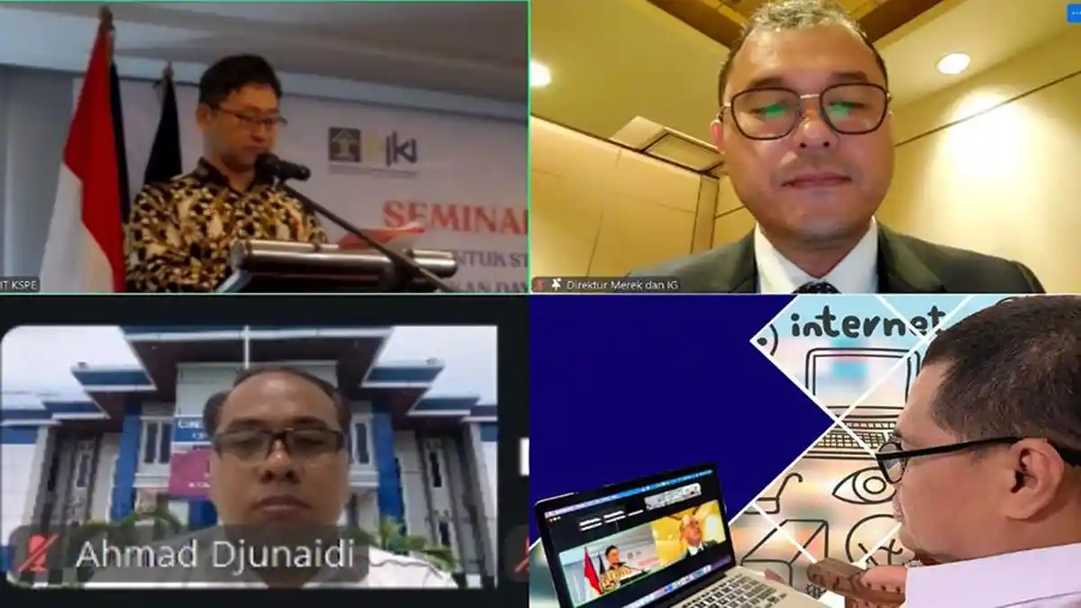 Kanwil Kemenkum Pabar Ikut Seminar Soal Merek Start-Up dan UMKM