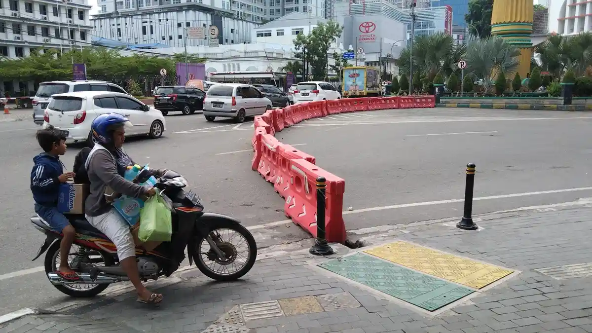 6 Jalan di Kota Medan Ditutup Mulai Hari Ini, Jalan Diponegoro dan Palang Merah Dialihkan