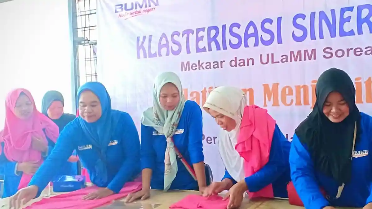 Permodalan Nasional Madani Kukuhkan Klaster Konfeksi di Soreang
