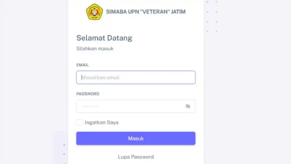 Pendaftaran SM Rapor UPN Veteran Jawa Timur Masih Dibuka, Cek Syarat ...