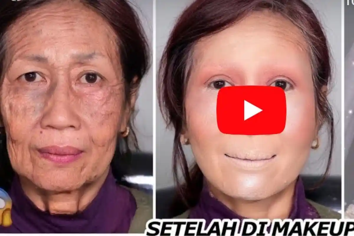 Wajah Nenek 60 Tahun Dipermak Bak Pengantin Baru, MUA Bongkar Rahasia, Video Transformasinya Viral