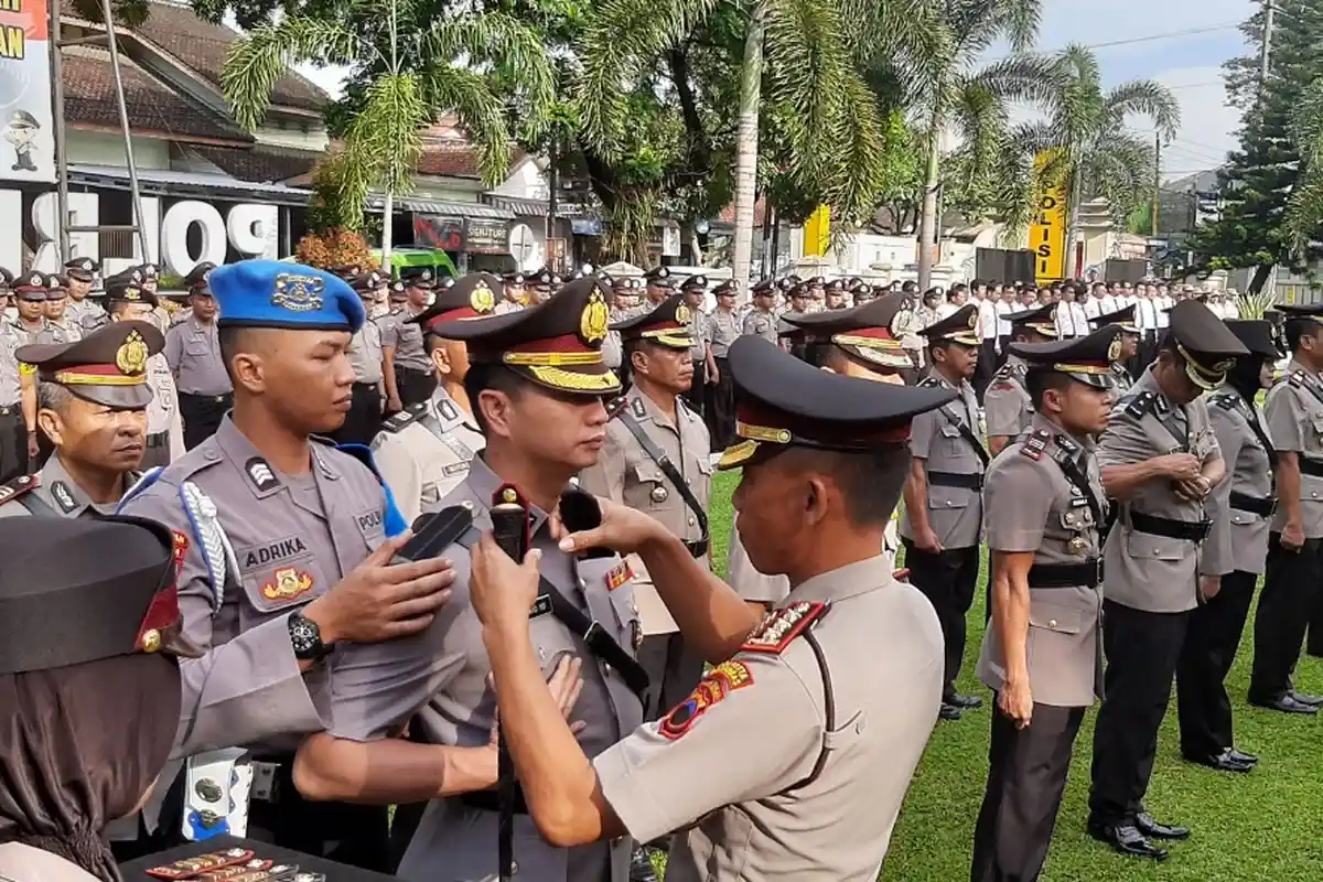 Lantik Pejabat Baru Polresta Banyumas, Kombespol Whisnu Caraka: Kita Masih Kekurangan Personel