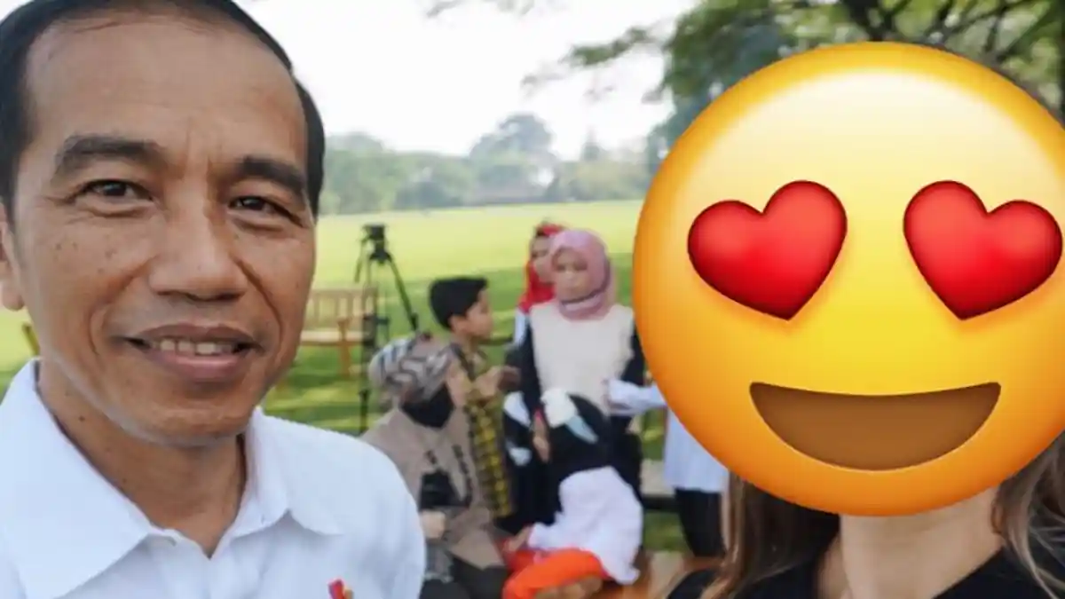 Woow! Artis Berdarah Jerman Ini Mengaku Bangga Bisa Berfoto dengan Jokowi