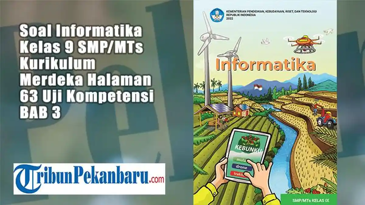 Soal Informatika Kelas 9 SMP/MTs Kurikulum Merdeka Halaman 63 Uji Kompetensi BAB 3