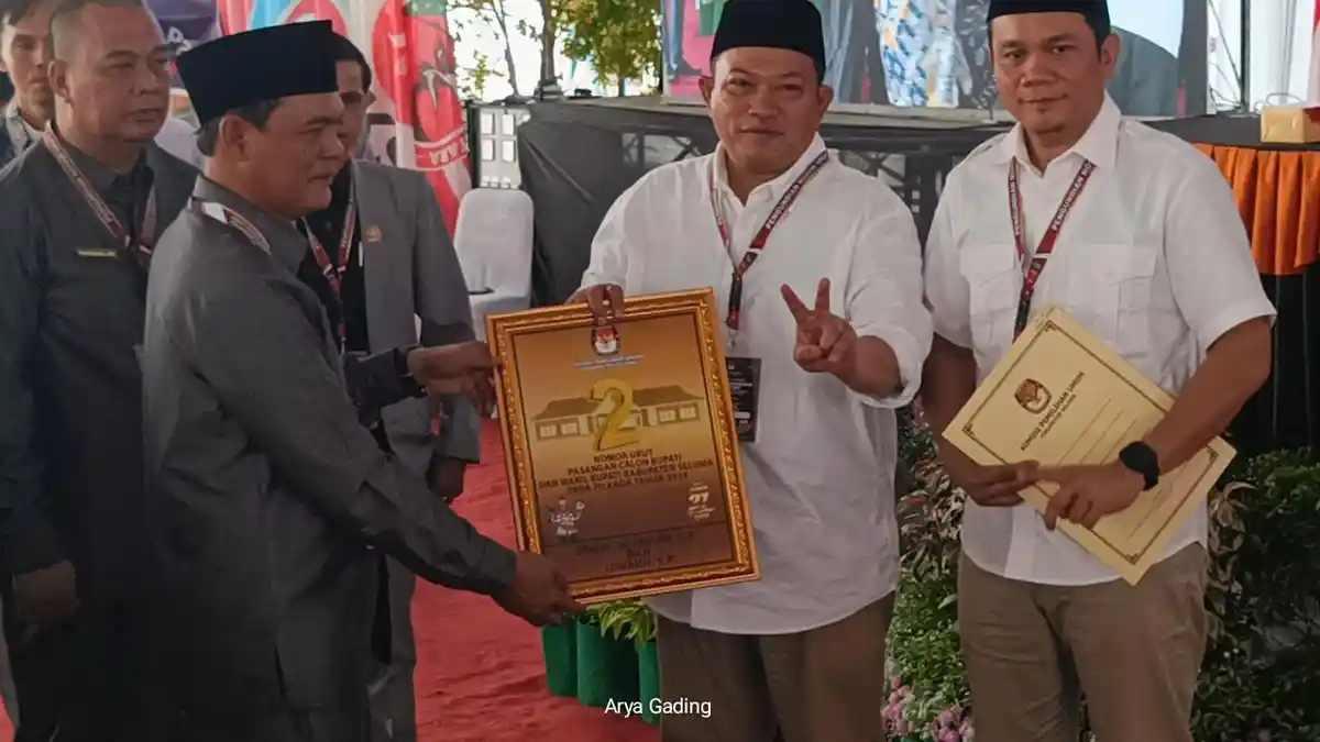 Paslon Erwin-Jonaidi Dapat Nomor Urut 2 di Pilbup Seluma 2024, Sebut Kode Alam Lanjutkan 2 Periode