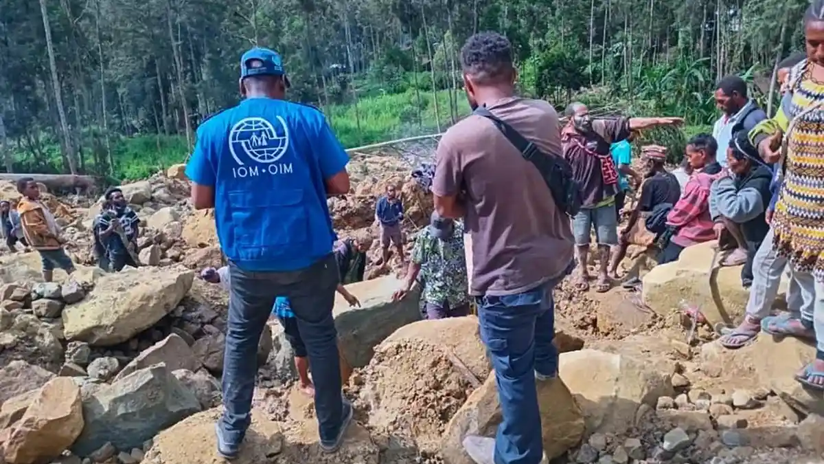 Papua Nugini Dilanda Tanah Longsor Dahsyat, 670 Orang Lebih Diduga Tewas Tertimbun