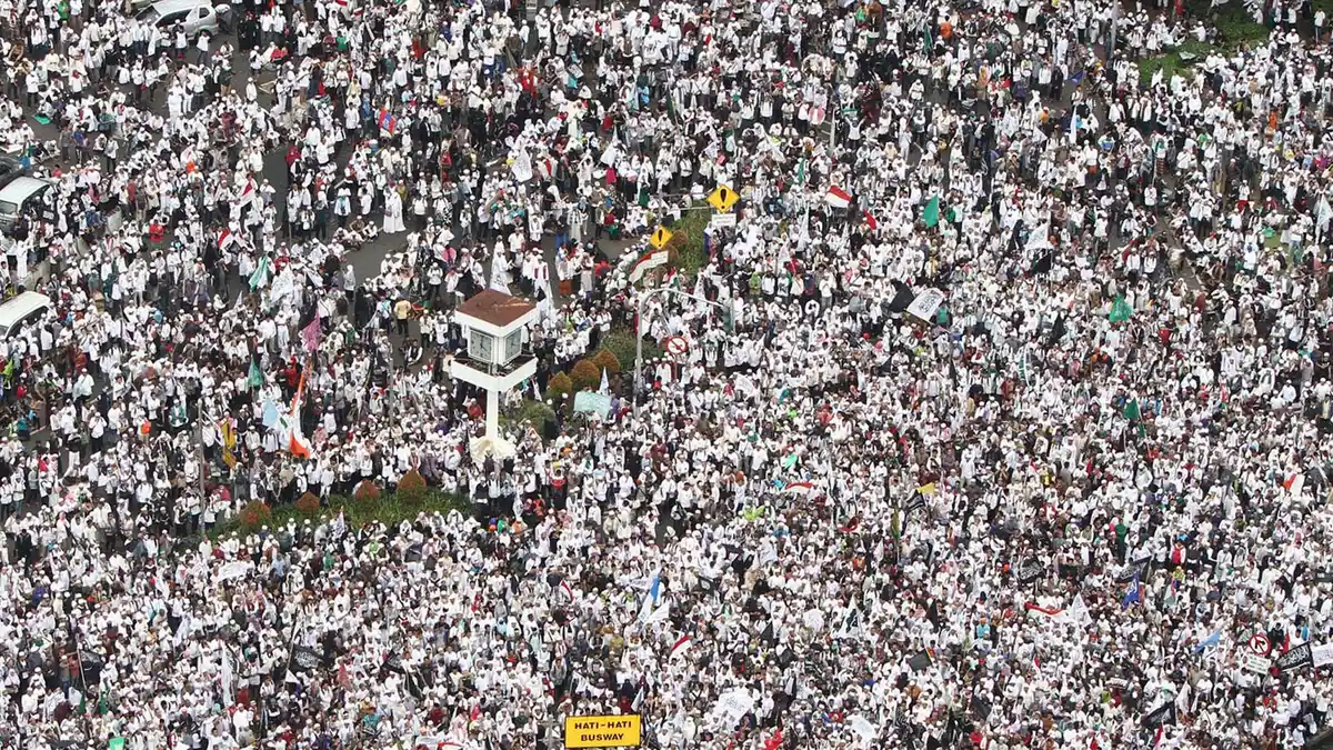 Tuntutan Aksi 313 Bertambah, Massa Minta Pembebasan Sekjen FUI Al-Khaththath
