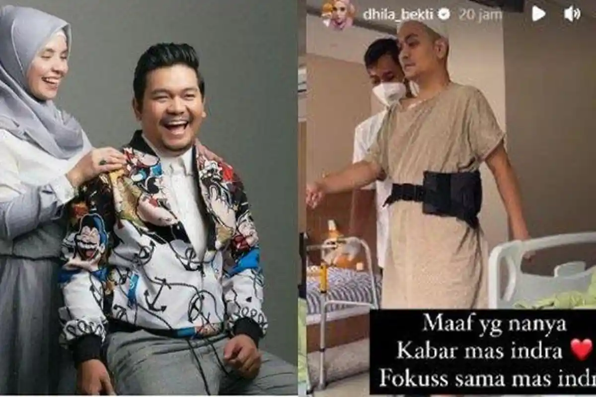 Indra Bekti Berlatih Jalan, Istrinya Terus Beri Semangat