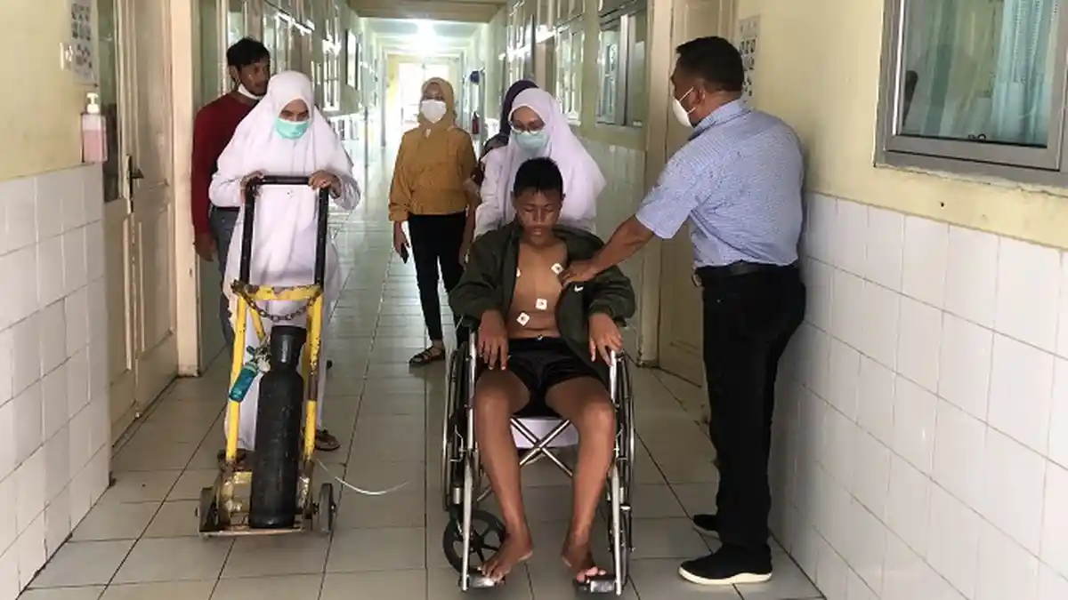 Satu Bocah Selamat Saat Tenggelam di Pantai Bantayan Masih Dirawat di RSU Cut Meutia Aceh Utara