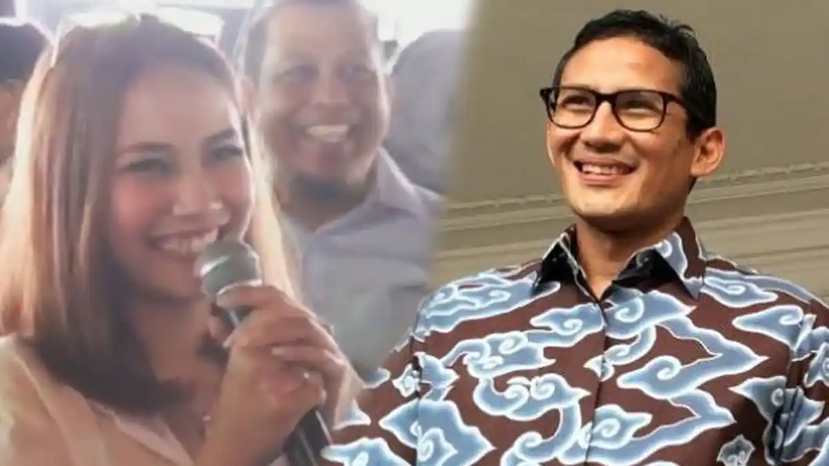 Sosok Vincentia Tiffani yang Goda Sandiaga Uno Ingin Jadi Istri Kedua sambil Tersipu-sipu Malu
