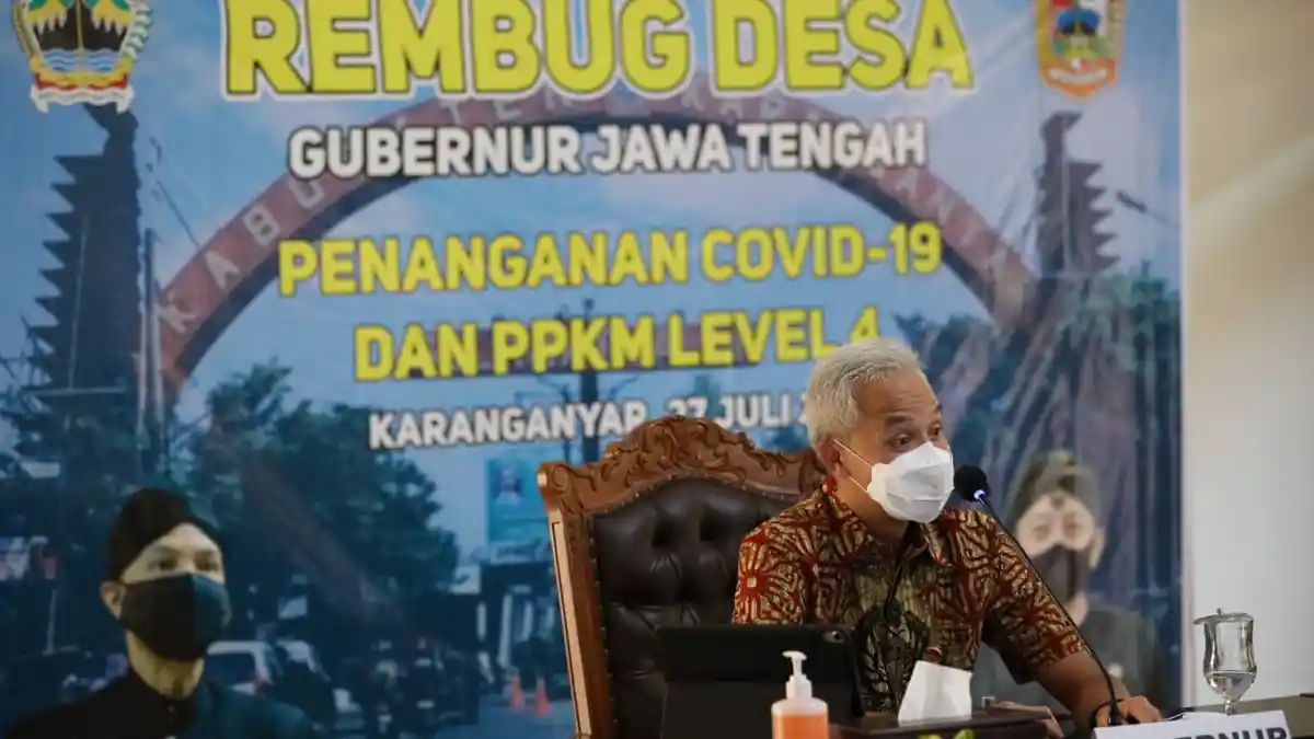 Gubernur Ganjar: Jateng Yakin Bisa Lakukan Percepatan Vaksinasi, Ini Buktinya