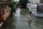 Jalan dr Mansyur Medan Tergenang Banjir