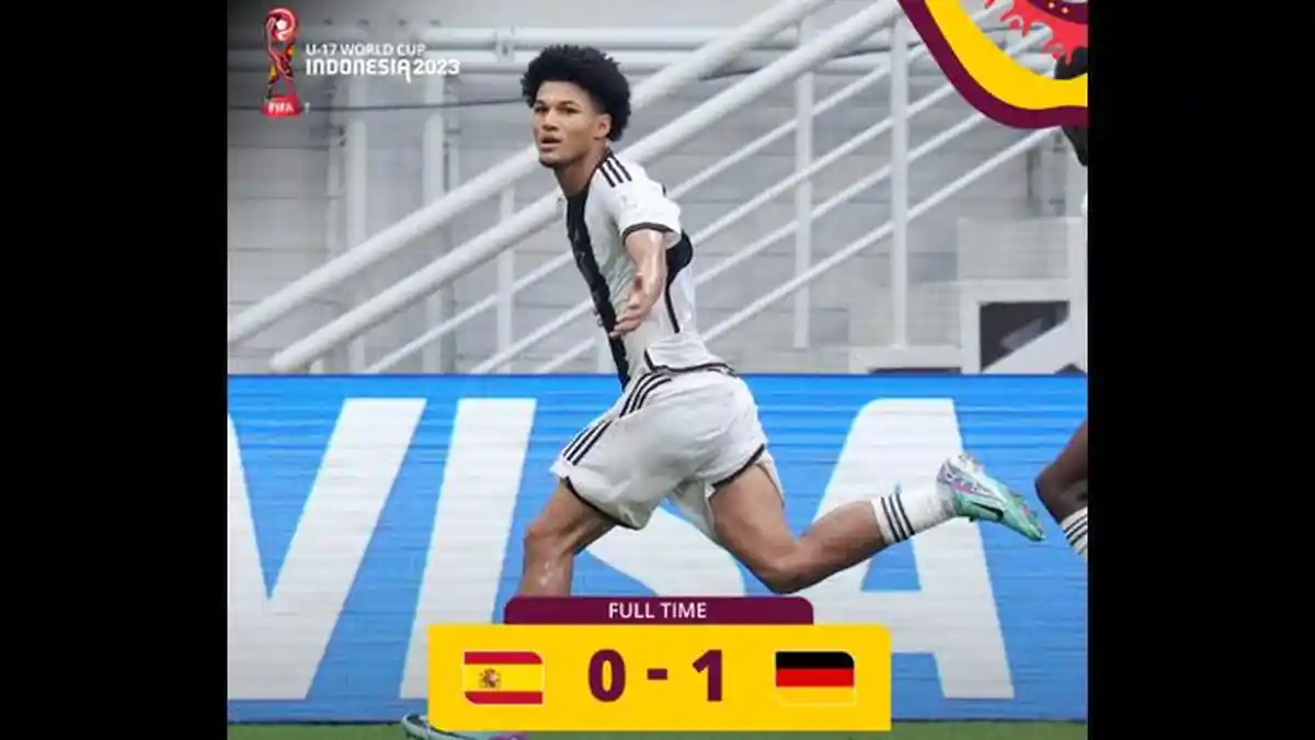 Hasil Piala Dunia U17, Kalahkan Spanyol 1-0, Jerman Tembus Babak Semifinal