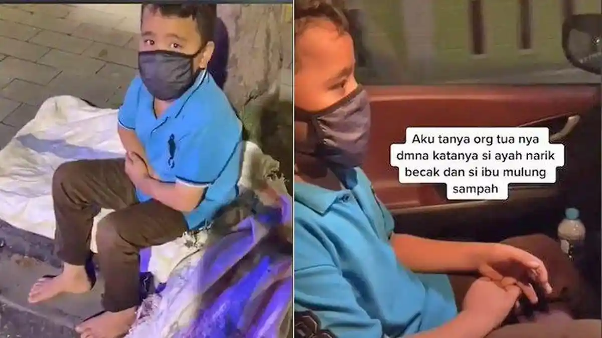 Anak Ini Memegang Perut Di Pinggir Jalan, Ternyata Belum Makan Dari Pagi, Lihat Videonya