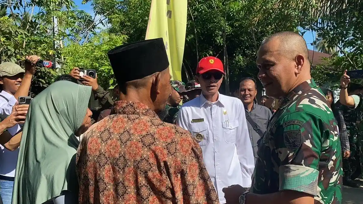 Bupati Kaur Gusril Pausi Tinjau Langsung Pembangunan TMMD ke-124: Semoga Bermanfaat