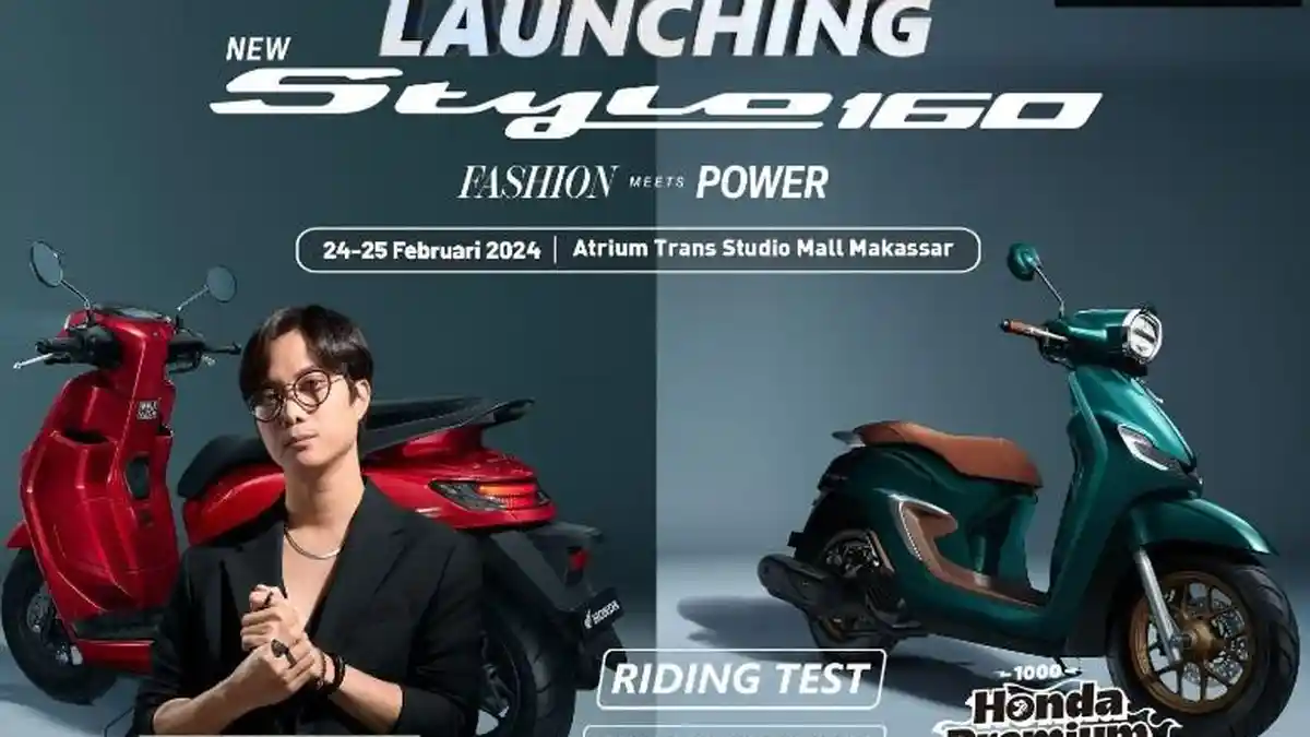 New Honda Stylo 160 Mengaspal di Makassar 24 Februari 2024
