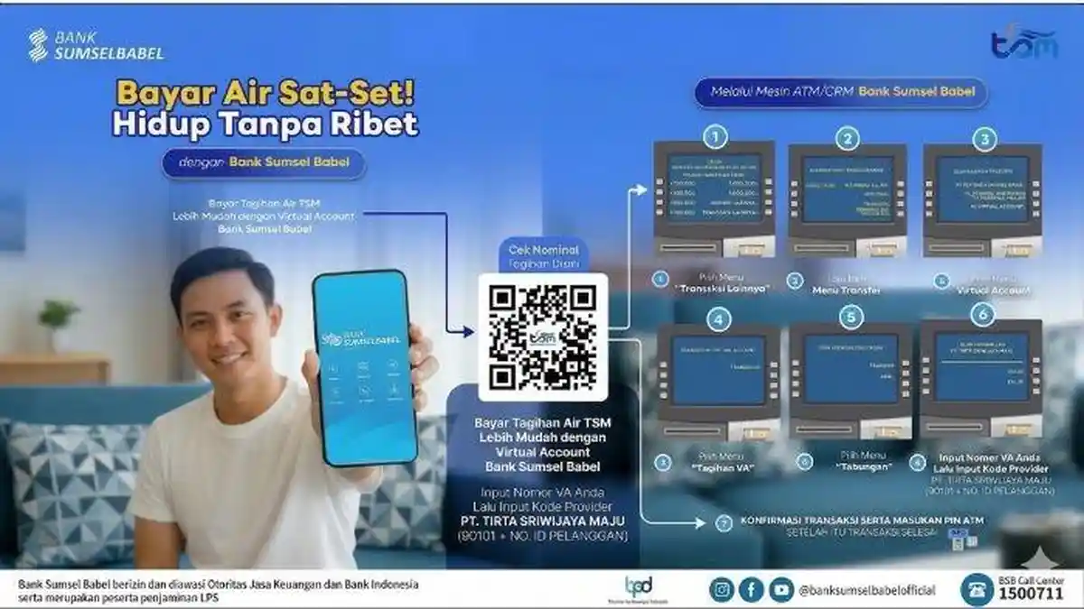 Digitalisasi Layanan Publik: Bayar Tagihan Air TSM Kini Lebih Praktis Lewat Virtual Account BSB