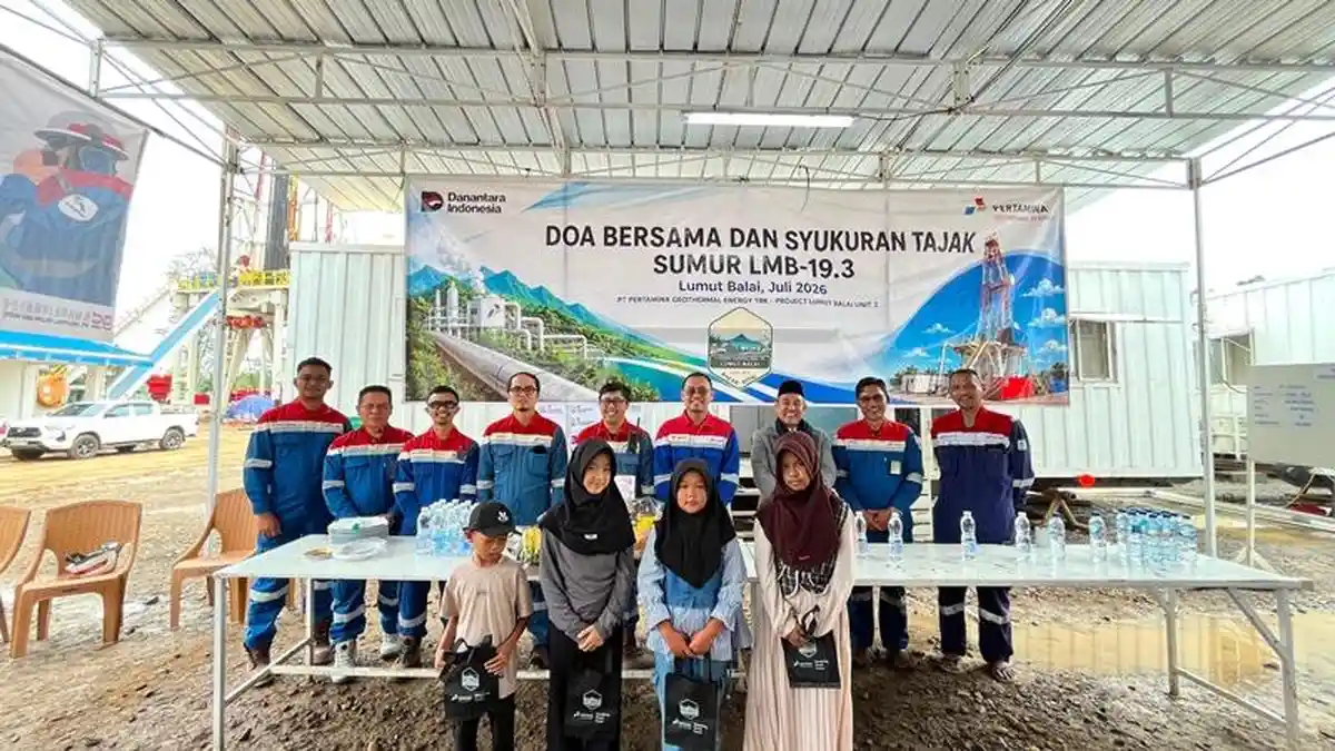 PGE Lumut Balai Resmi Awali Pengeboran Sumur LMB-19.3 untuk PLTP Unit 3 Kapasitas 55 MW - Sripoku.com