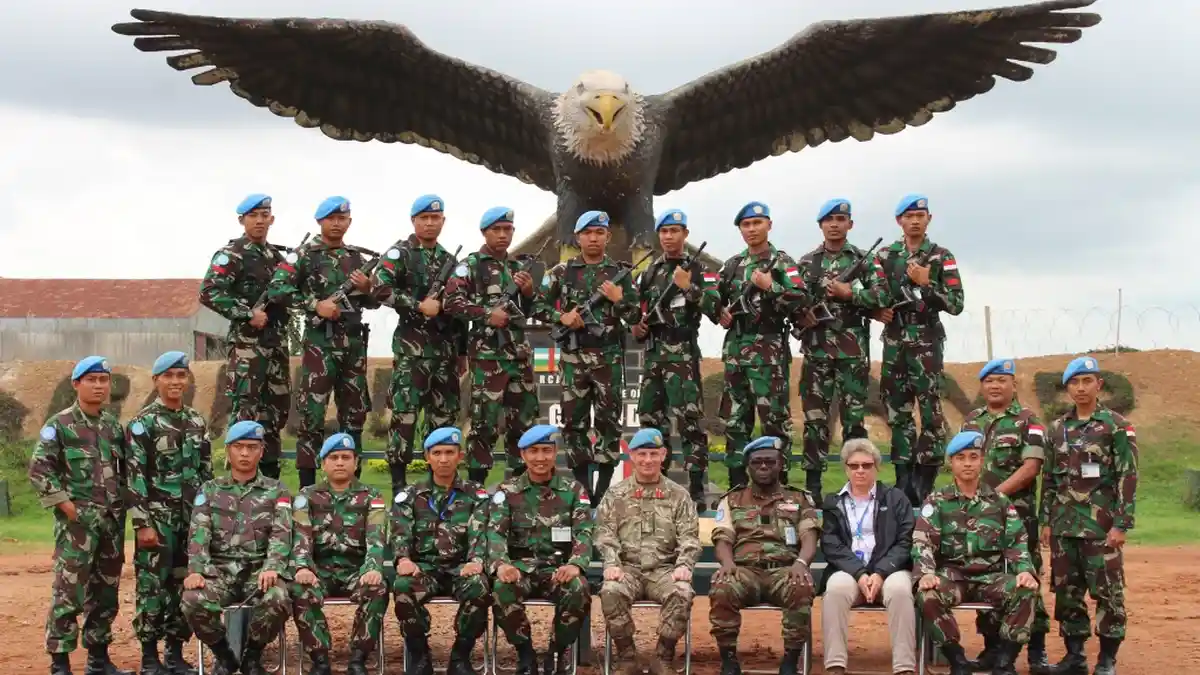 Pejabat UN New York kunjungi Pasukan Garuda di Afrika Tengah