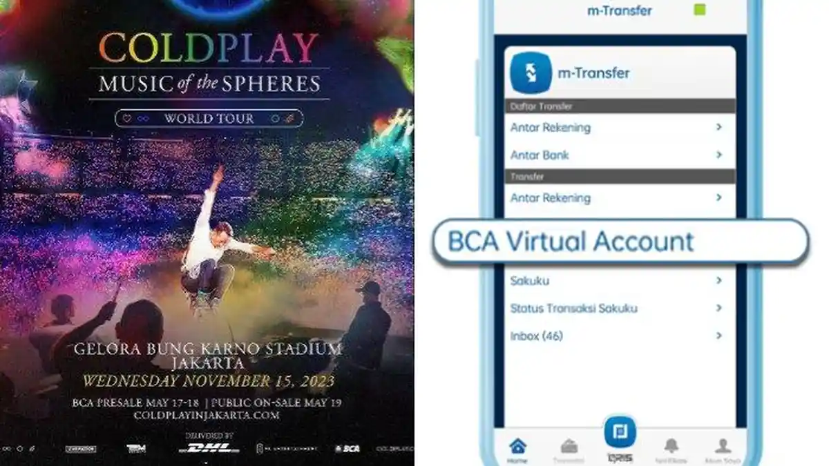 Cara Beli Tiket Coldplay dengan Virtual Account BCA di Laman coldplayinjakarta.com