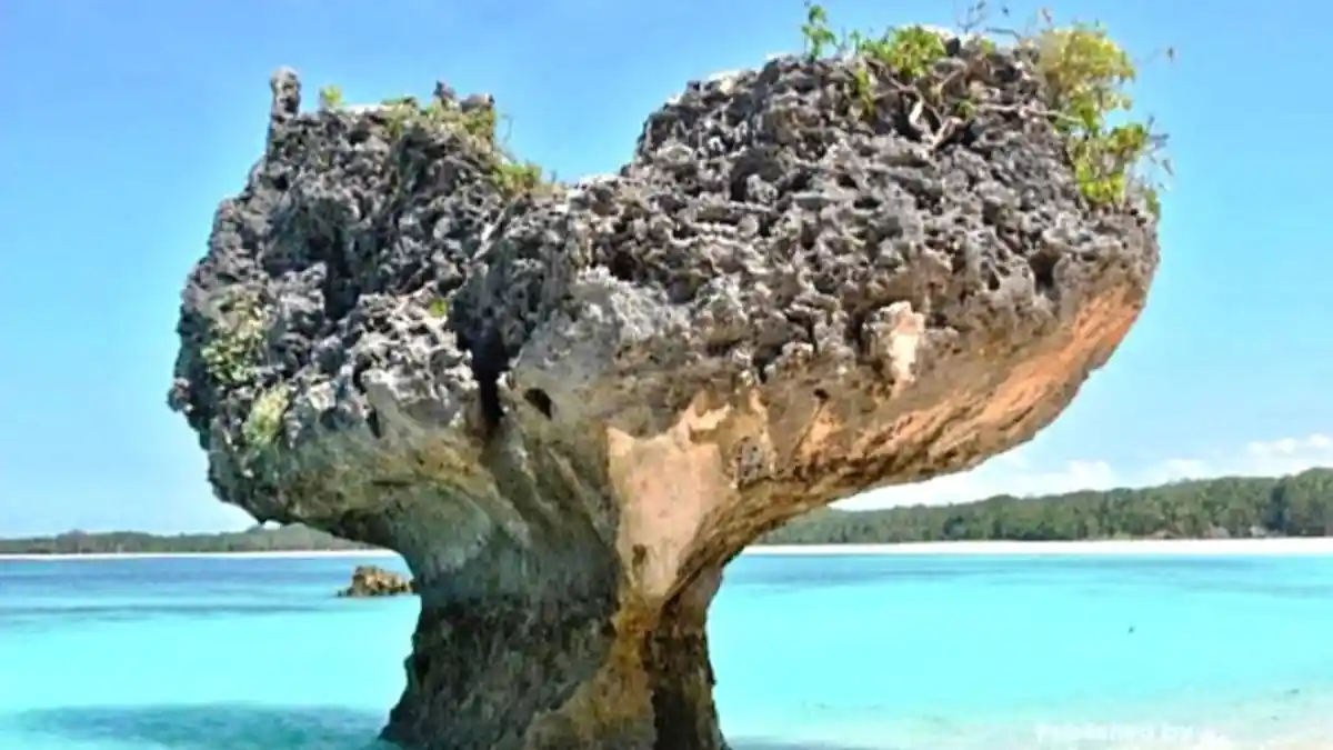 Wisata, Simbol Cinta di Pantai Oesosole Akses Jalan Masih Buruk 