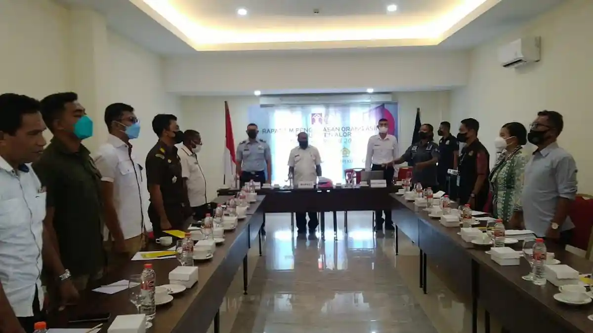 Kanim Kupang Gelar Rapat Tim Pora Terkait Penegakan Hukum  di Alor