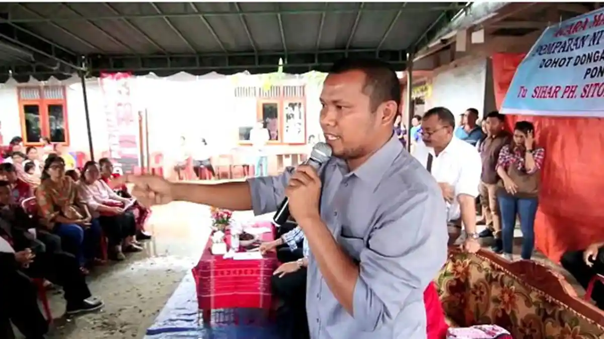 Ketua Bappilu DPC PDI Perjuangan Tapanuli Utara Ajak Warga Dukung Sihar Sitorus