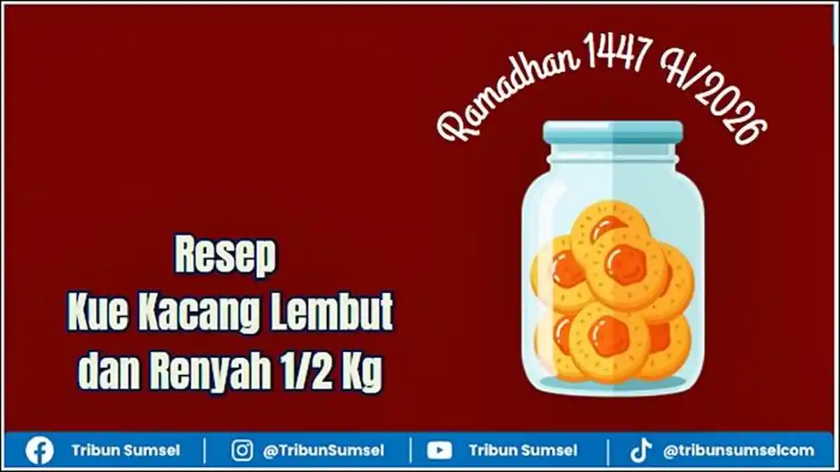 Resep Kue Kacang Lembut dan Renyah 1/2 Kg, Camilan Buka Puasa Ramadhan 2026 dan Hari Raya