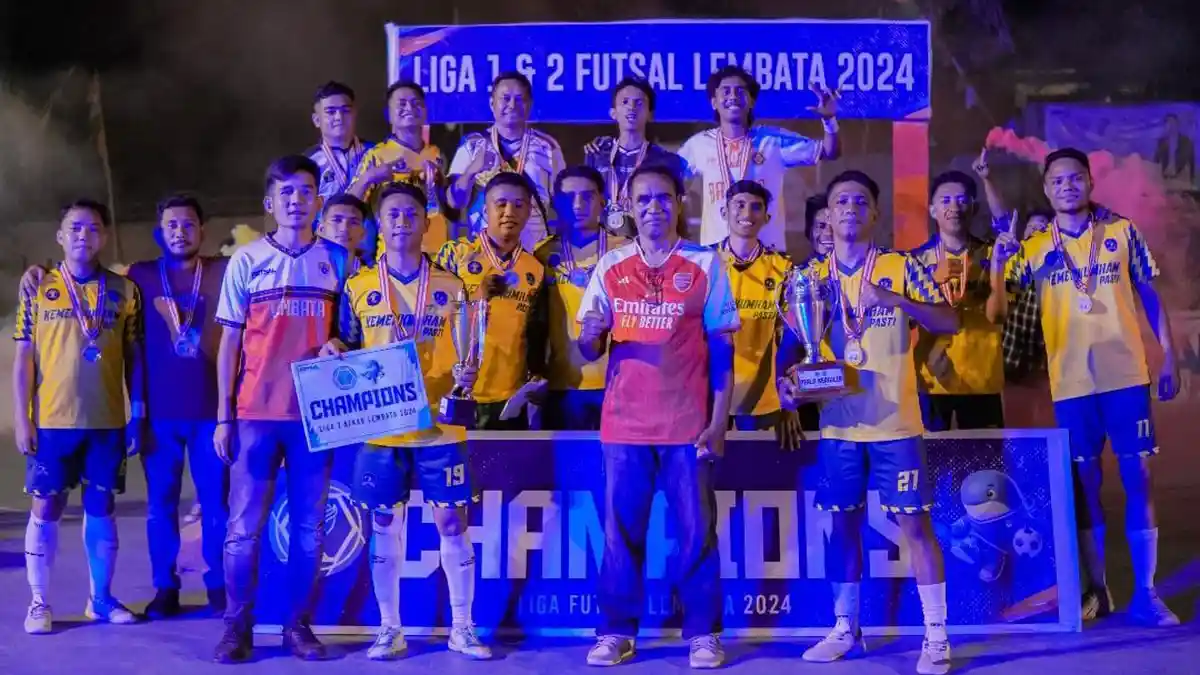 Tim Lapas Lembata Juara Liga 2 Futsal Kabupaten Lembata 