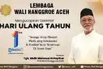 Wali Nanggroe Mengucapkan Selamat Ulang Tahun Tribun Gayo yang ke 1