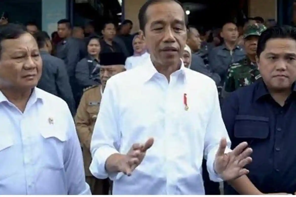 Lagi-lagi Jokowi Ajak Prabowo dan Erick Thohir Dalam Satu Acara, Restui Jadi Capres Cawapres?