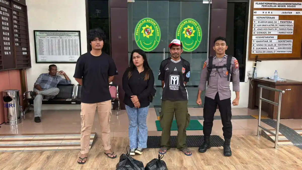 Terbukti Edar Cap Tikus, Ibu Rumah Tangga dan Pria di Sofifi Didenda Rp20 Juta 