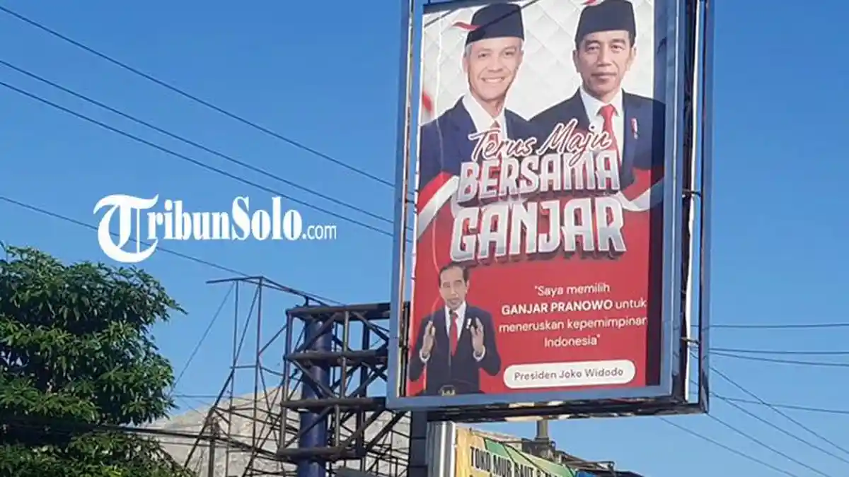 Beredar Baliho Jokowi Pilih Ganjar di Kawasan Tugu Makutho, PDIP: Bukan dari Kami