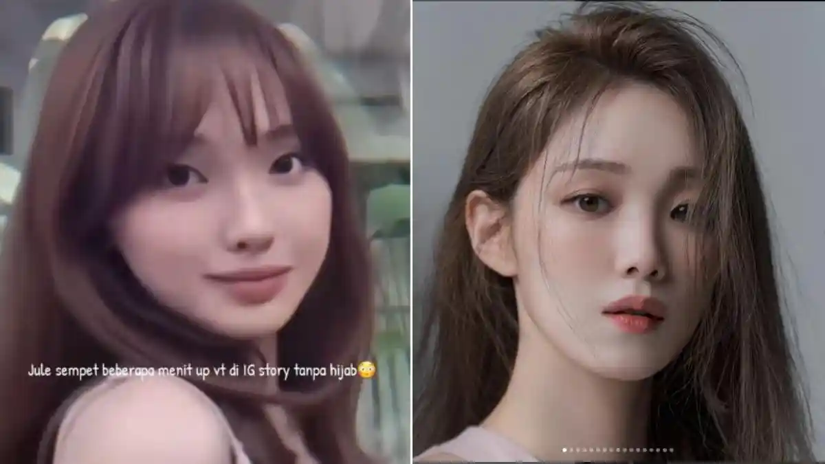 Potret Jule Unggah Foto Lepas Hijab, Pakai Tanktop Pamer Rambut Panjang ...
