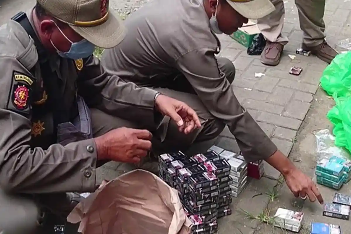 Gempur Peredaran Rokok Ilegal, Bea Cukai dan Pemkot Kediri Libatkan Anggota Karang Taruna