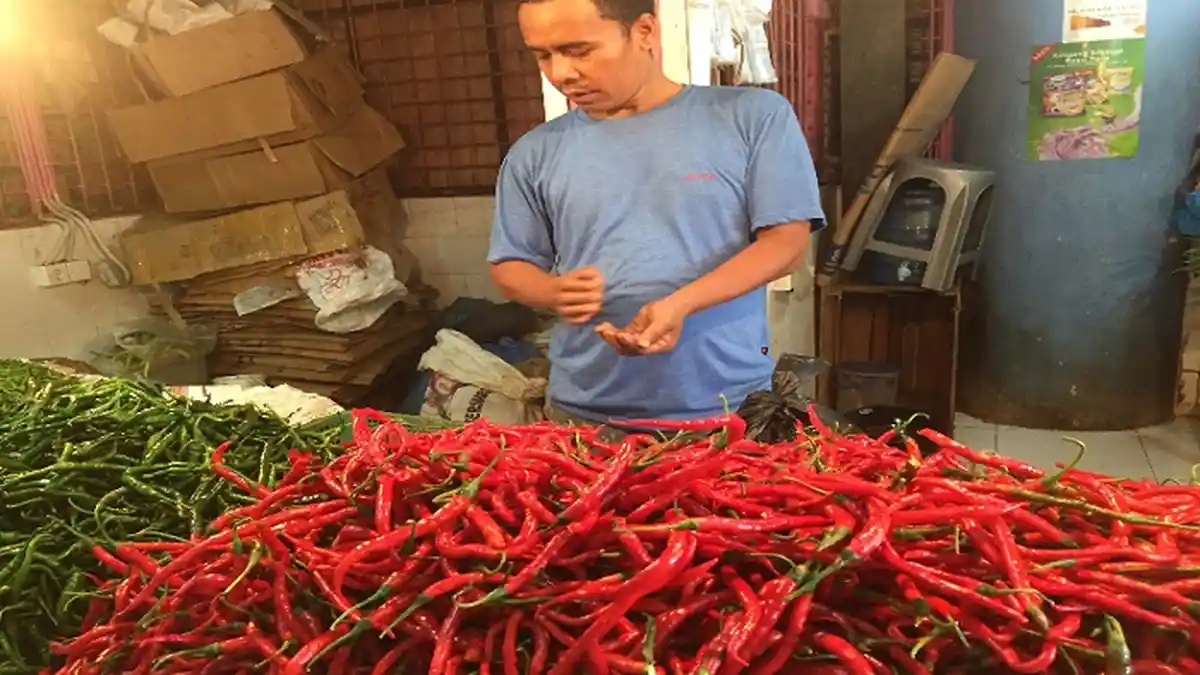 Harga Cabai Merah di Pasar Raya Padang Merangkak Naik, Rp 35 Ribu Per Kilogram