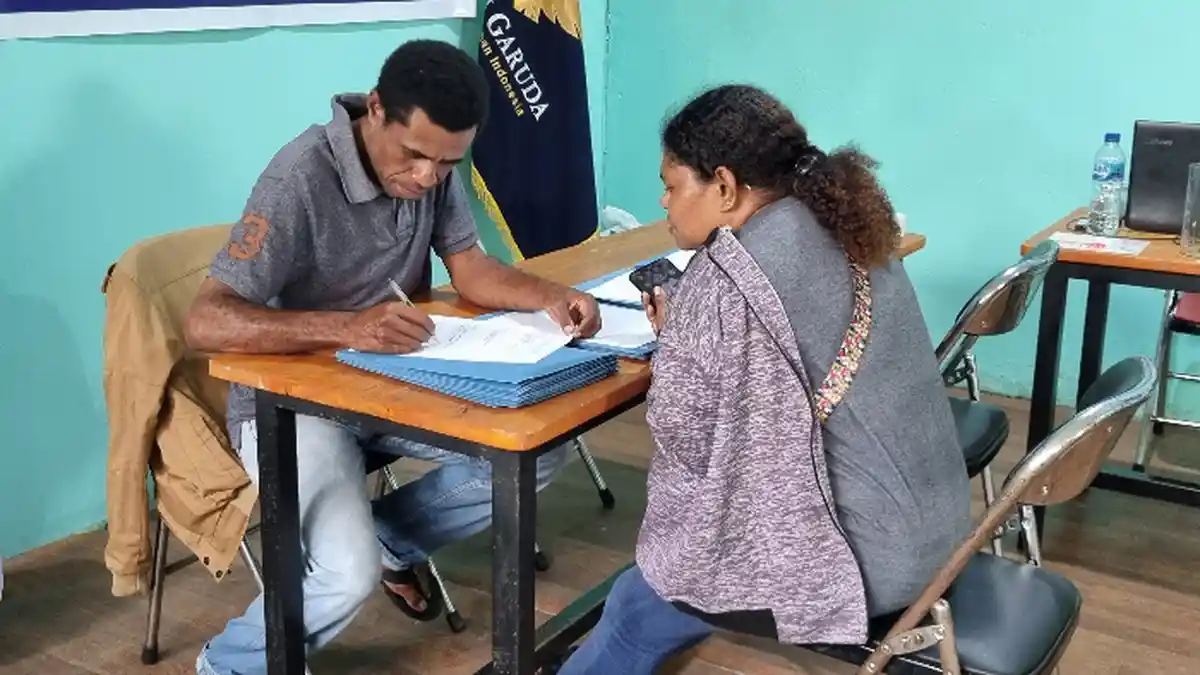 Hari Pertama Partai Garuda Buka Pendaftaran Bacaleg, Harton Tapilatu: Ada 17 Orang Ambil Formulir