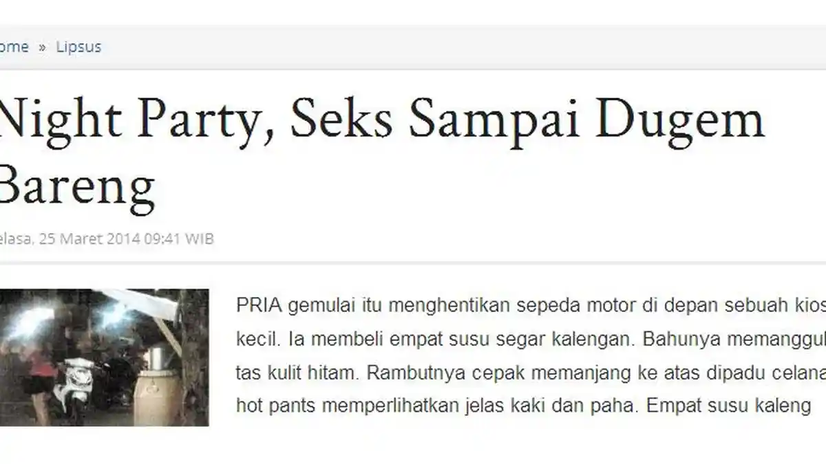 Sisi Lain Aceh: Dunia Malam, Night Party, Seks, dan Alkohol
